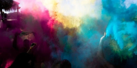 Organic Holi Colours over Toxic Gulaal