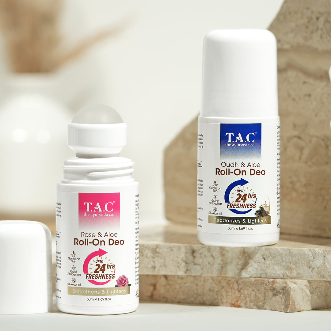 Rose Roll On and Oudh Roll On Combo
Rose Roll On and Oudh Roll On Combo