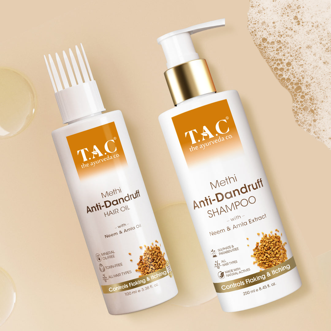 Methi Anti-Dandruff Regime
Methi Anti-Dandruff Regime