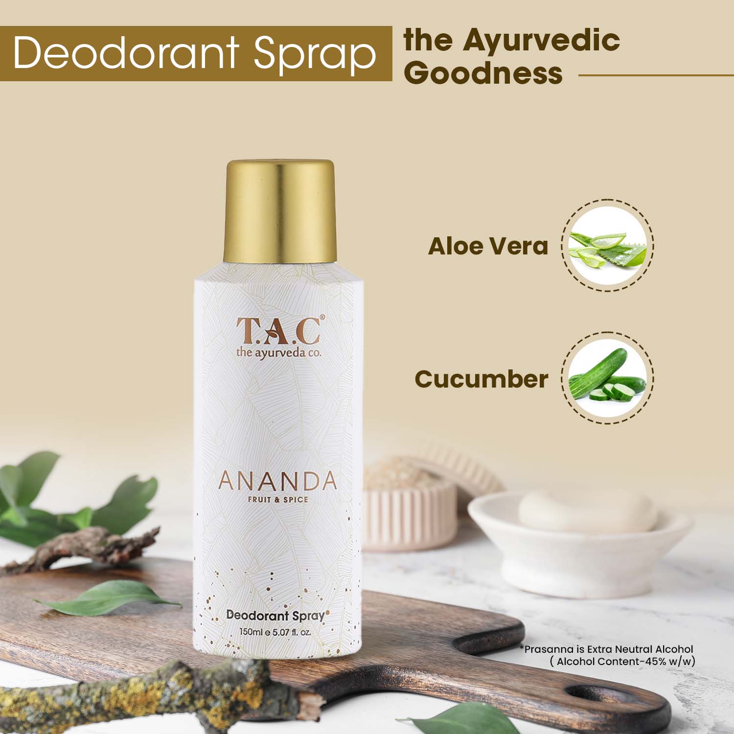 Ananda Fruit & Spice Deodorant Spray