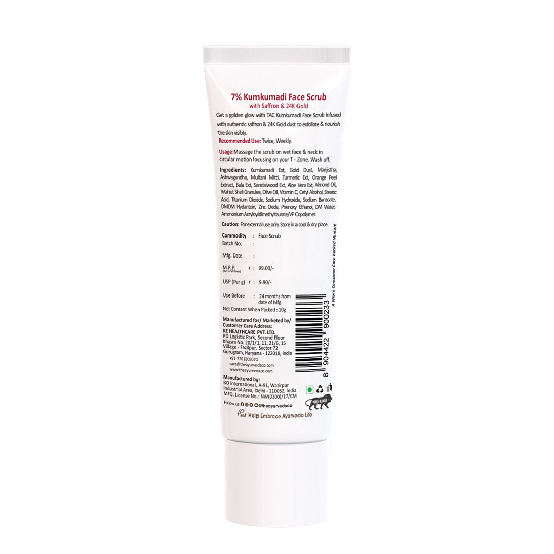 Kumkumadi Face Scrub 10gm