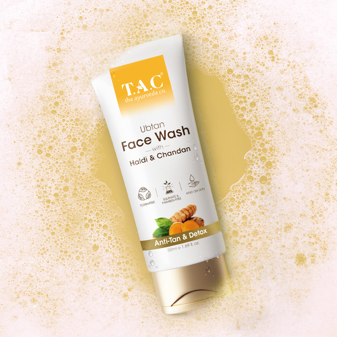 Ubtan Face Wash with Haldi & Chandan, 50ml
Ubtan Face Wash with Haldi & Chandan, 50ml