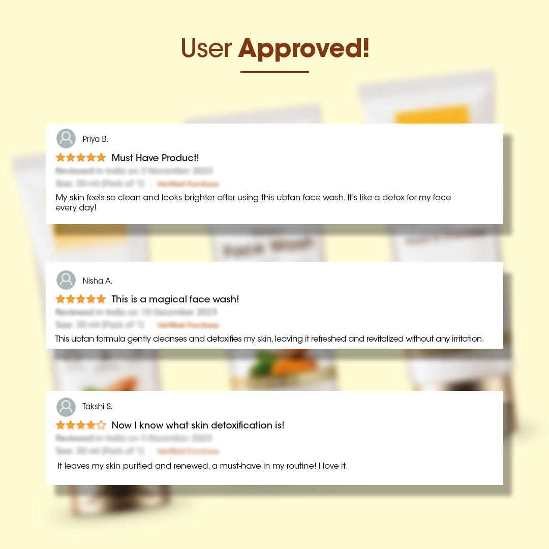 Ubtan Face Wash with Haldi & Chandan, 50ml