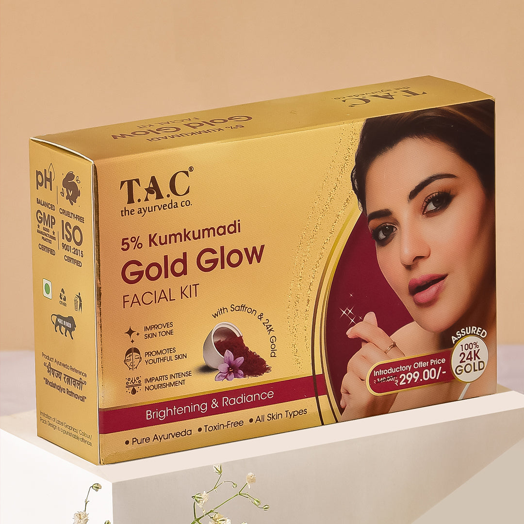 Kumkumadi Gold Glow Facial Kit
Kumkumadi Gold Glow Facial Kit