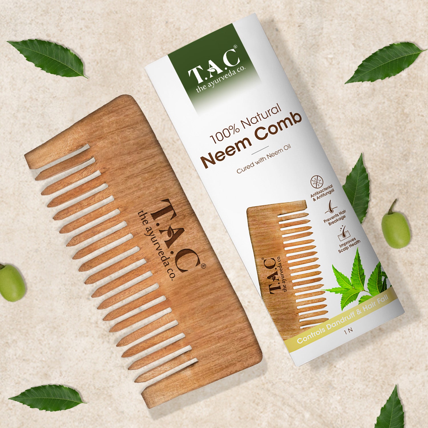 100% Natural Neem Comb
100% Natural Neem Comb