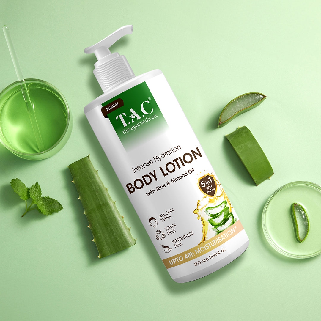 Intense Hydration Body Lotion with Aloe and Almond Oil
Intense Hydration Body Lotion with Aloe and Almond Oil