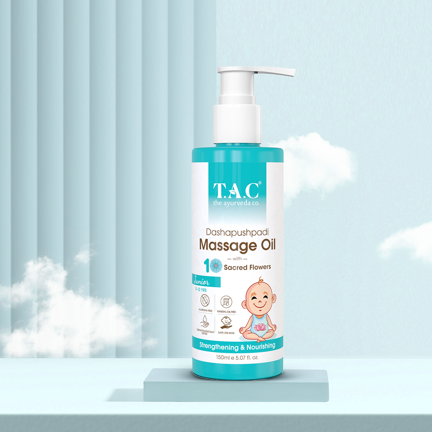 Dashapushpadi Baby Massage Oil
Dashapushpadi Baby Massage Oil