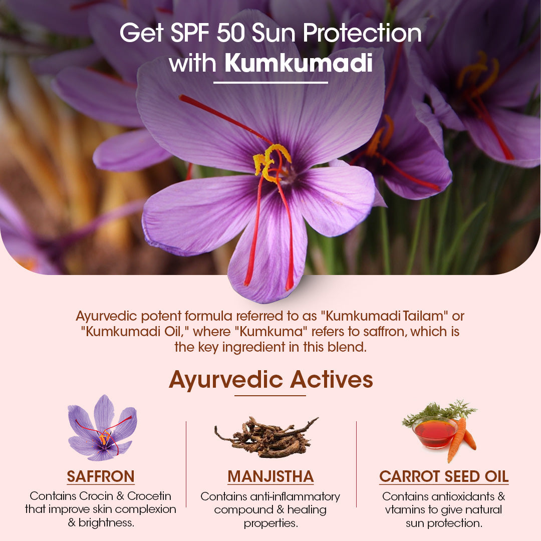 Kumkumadi Sunscreen with SPF 50