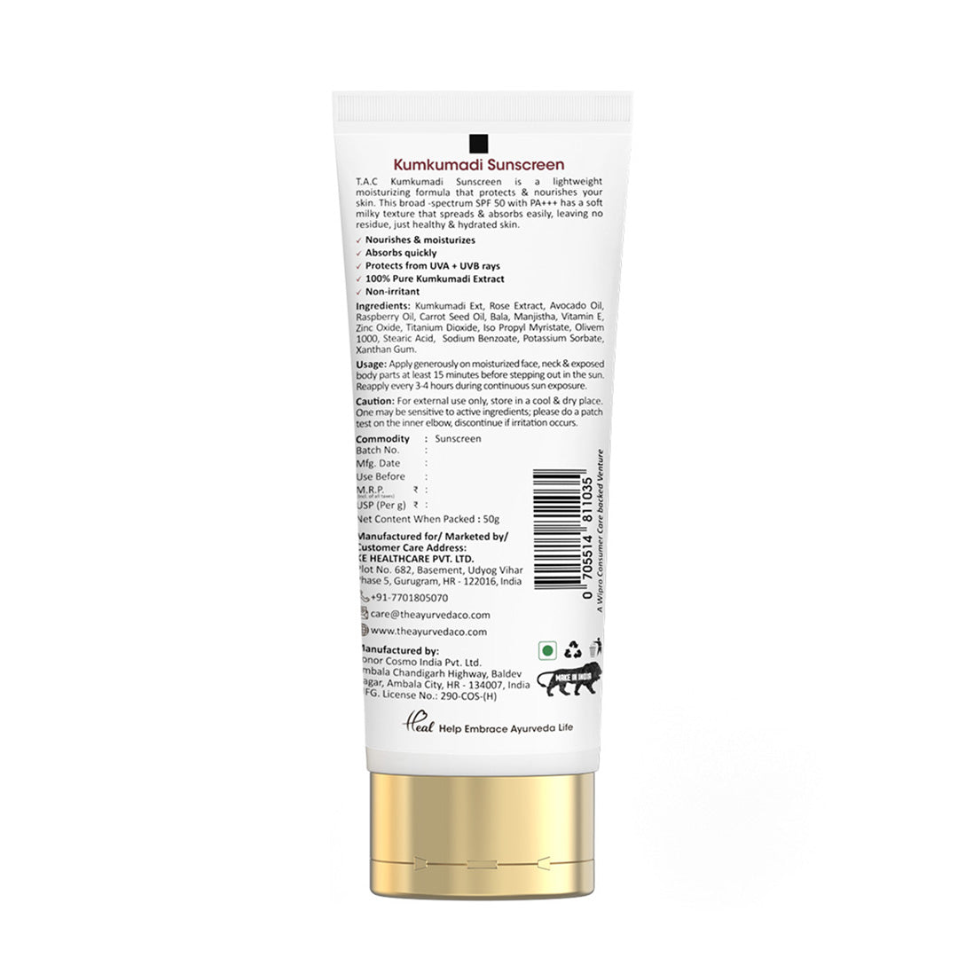 Kumkumadi Sunscreen SPF 50