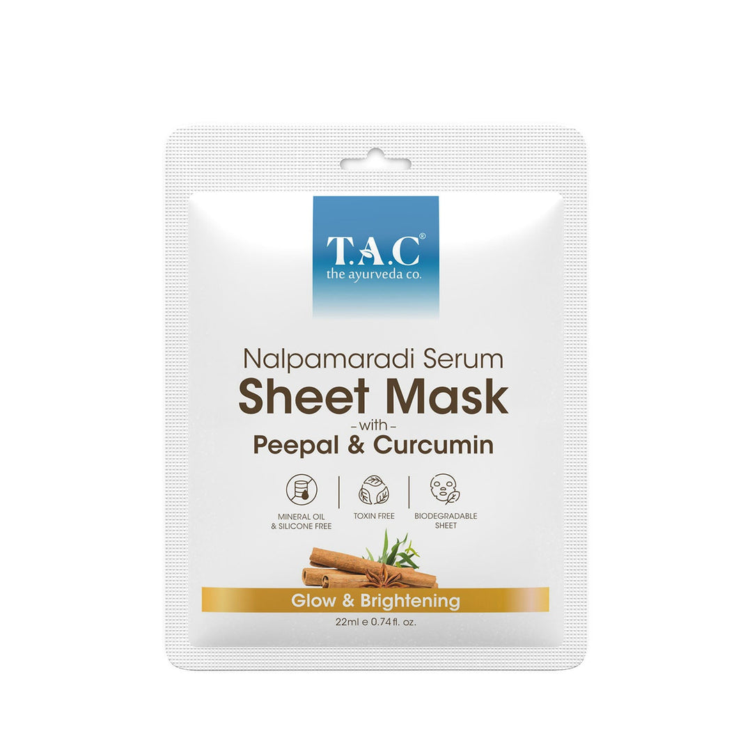 Ayurvedic Nalpamaradi Serum Sheet Mask (Pack of 1)