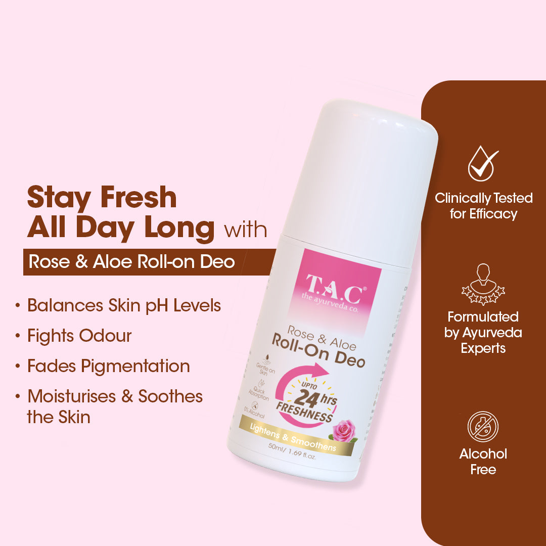 Rose Roll-On Deo (Pack of 2)