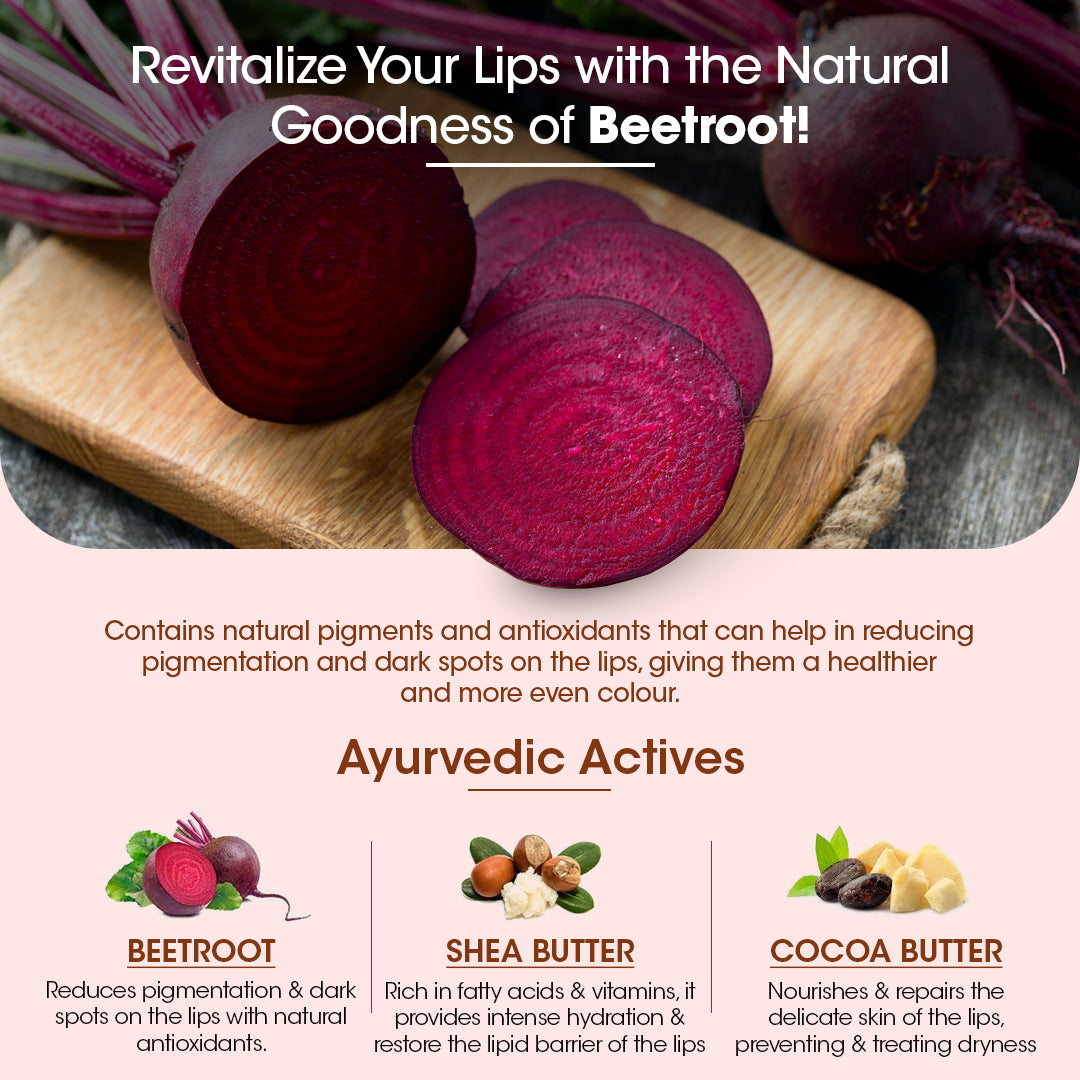 Beetroot Lip Balm with SPF 20