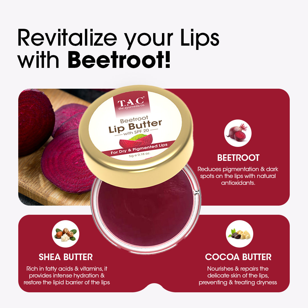 Beetroot Lip Balm with SPF 20