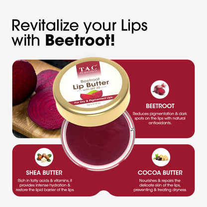 Beetroot Lip Balm with SPF 20