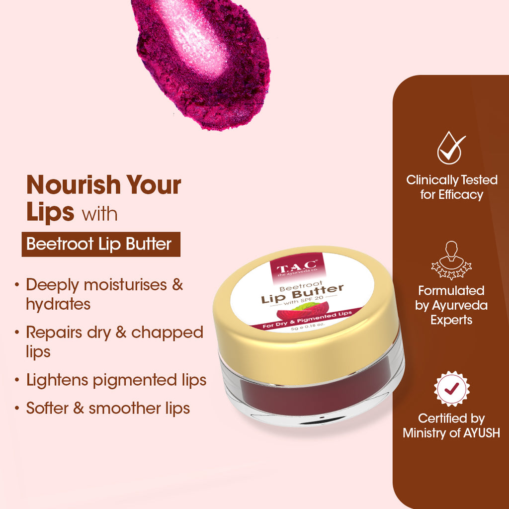 Buy Beetroot Lip Balm Online at T.A.C.