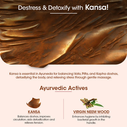 Kansa Wand Restorative Dual Purpose Massage Tool