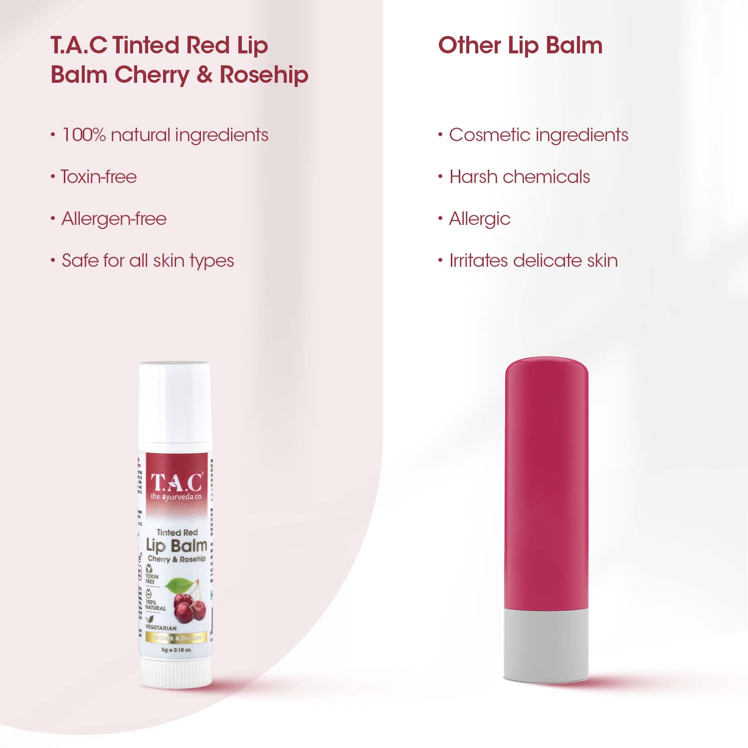 Tinted Red Lip Balm