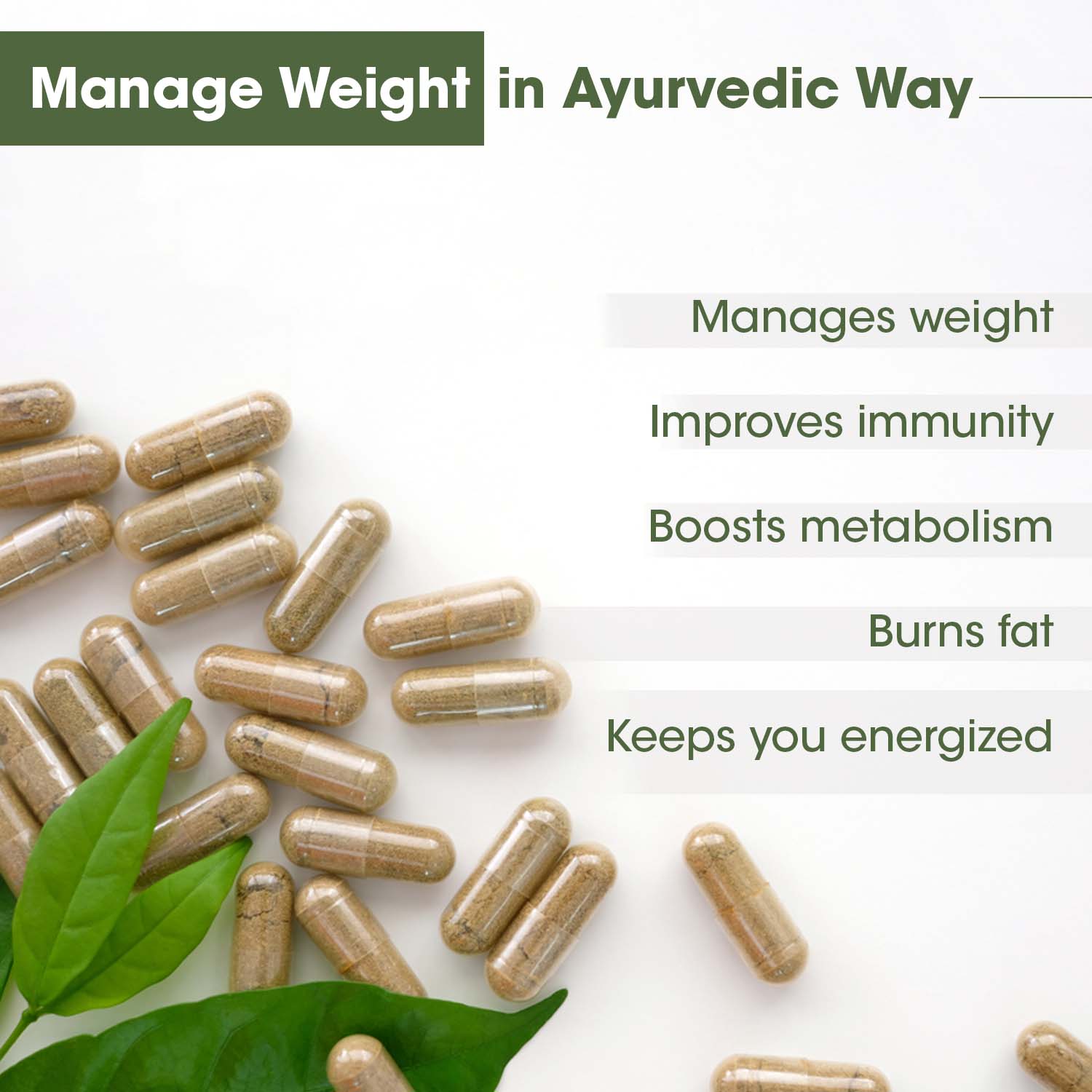 AyurLean Ayurvedic Weight Loss Capsules Online at T.A.C