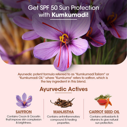 Kumkumadi Sunscreen SPF 40 - 50ml