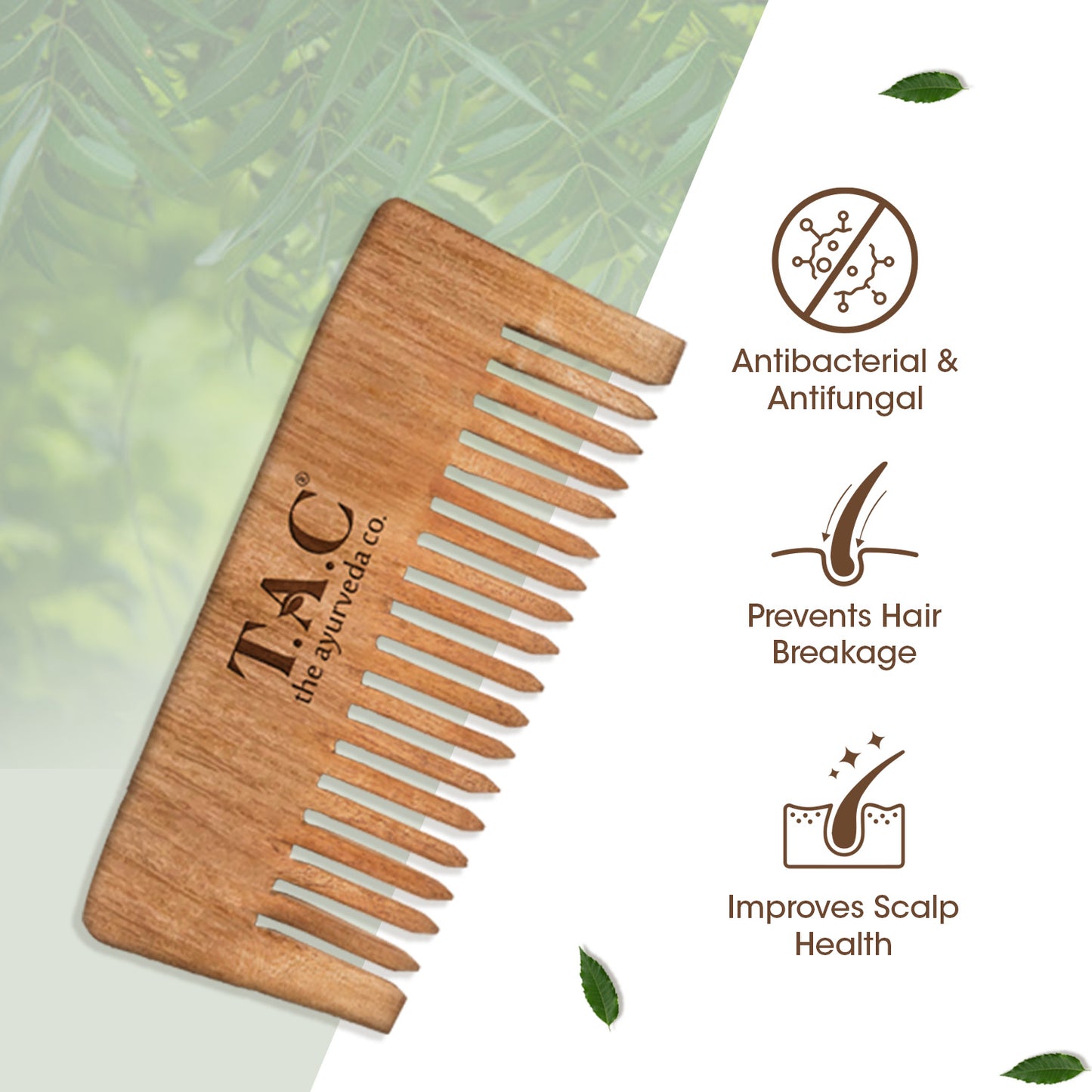 100% Natural Neem Comb