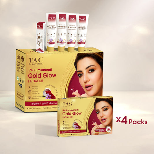 Kumkumadi Gold Glow Facial Kit (Set of 4)