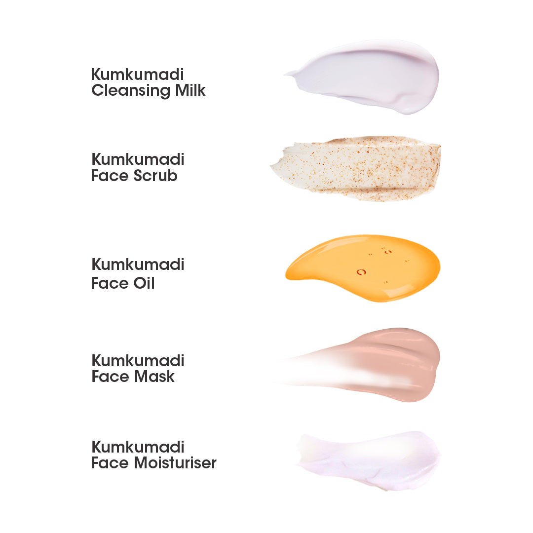 Kumkumadi Gold Glow Facial Kit (Set of 4)