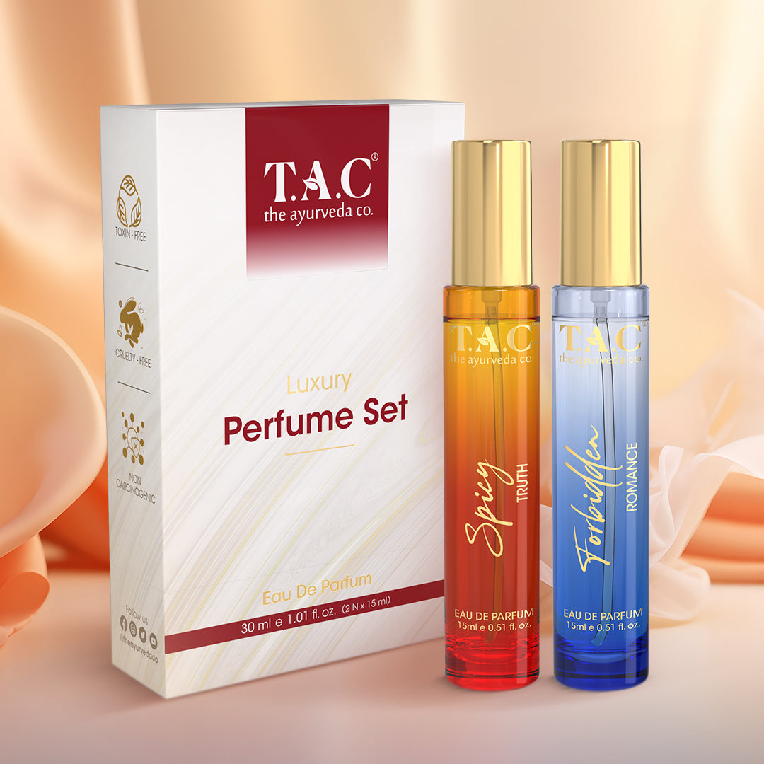 

Luxury Perfume Set of 2- Spicy Truth & Forbidden Romance