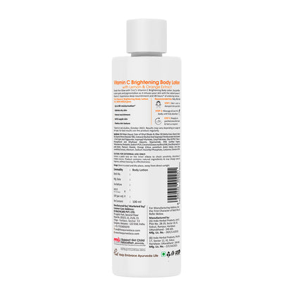 Vitamin C Brightening Body Lotion, 100ml