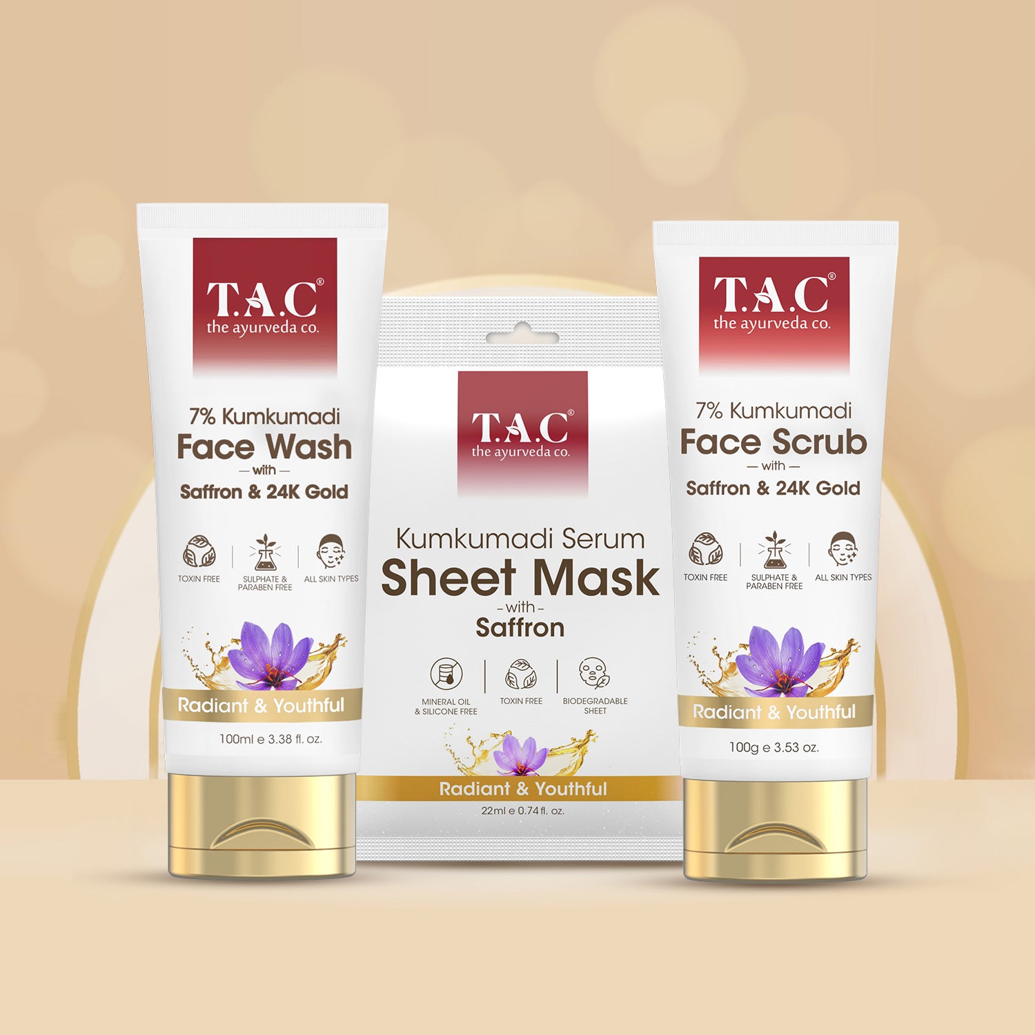 

Kumkumadi Festive Glow Kit