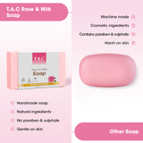 Rose & Milk Soap (Pack of 3)