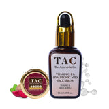 Vitamin C Face Serum and Beetroot Lip Butter Combo