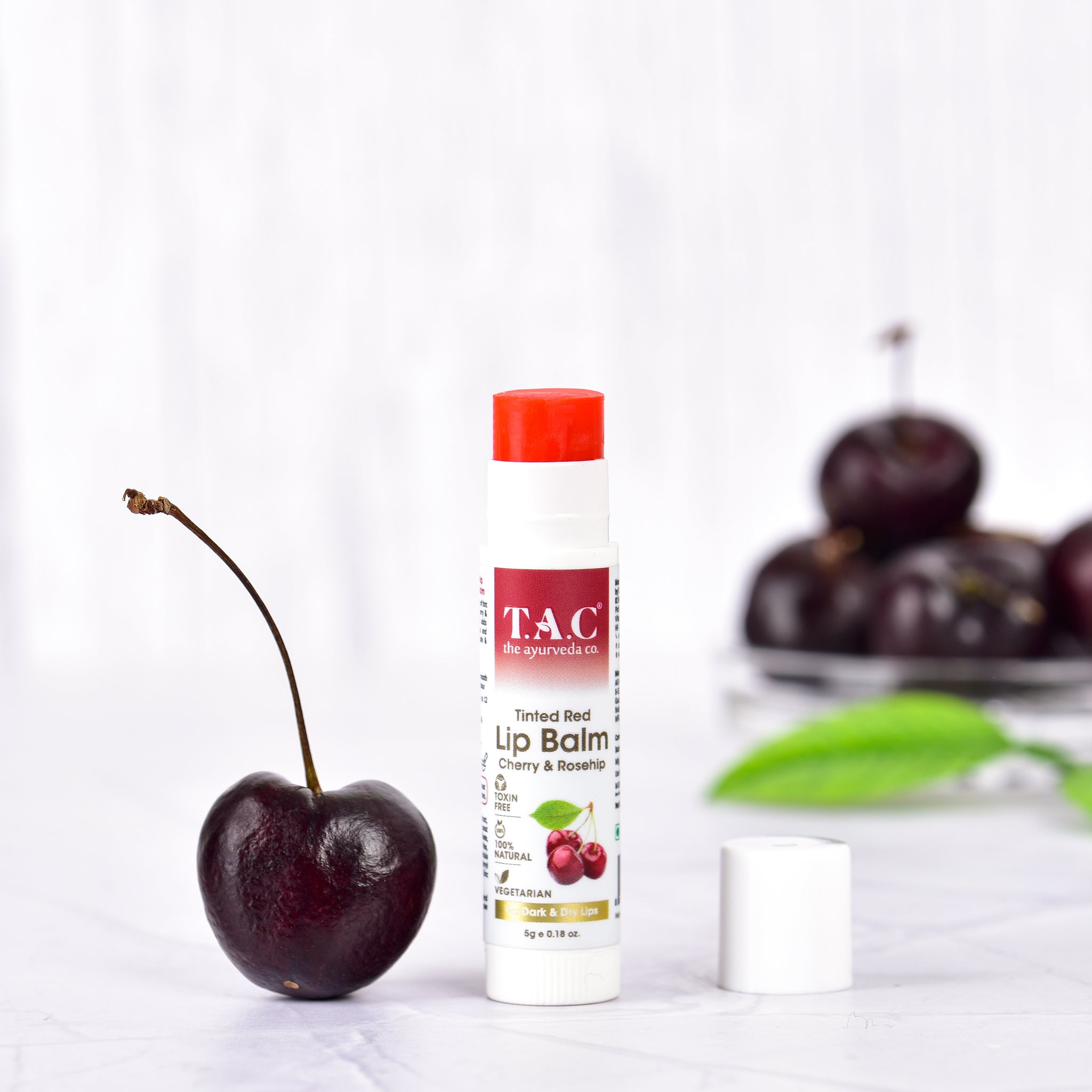 

Tinted Red Lip Balm