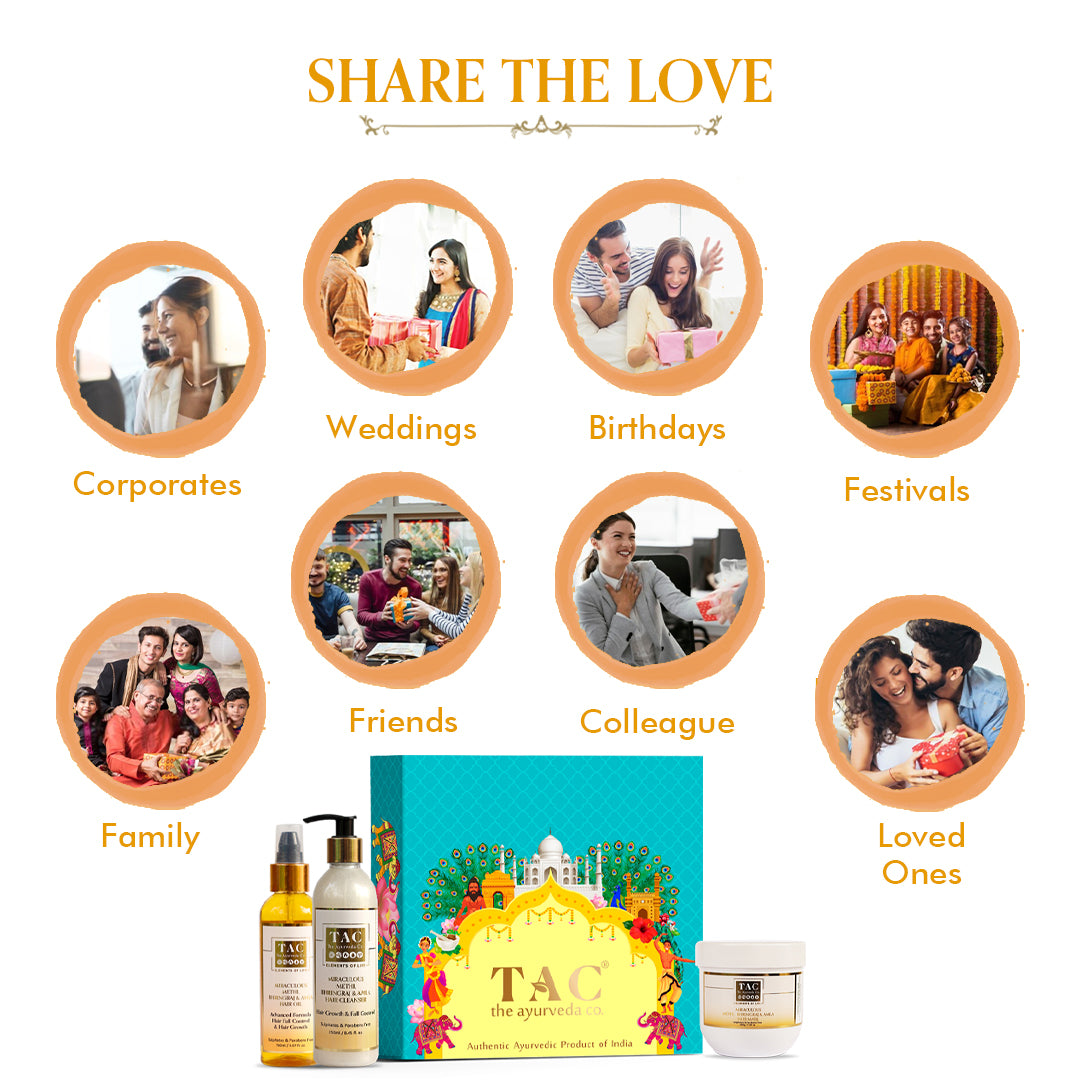 Methi, Bhringraj & Amla Hair Care Range Gift Set