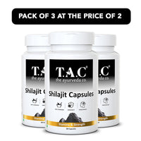 Shilajit Capsule for Vigour, Vitality and Stamina Boost (Pack of 3)